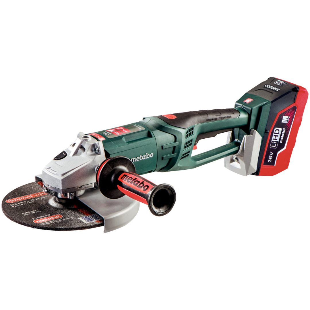 Vinkelslip 18V WPB 36 LTX BL 230 Med Batteri METABO Med Batteri
