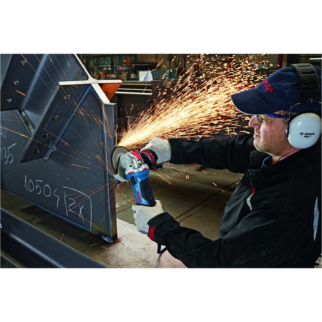 Vinkelslip med X-LOCK GWX 19-125 S Professional Bosch Pro – bild 4