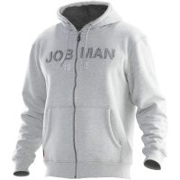 Vintage Hoodie Fodrad 5154 Technical Ljusgrå/Mörkgrå Jobman