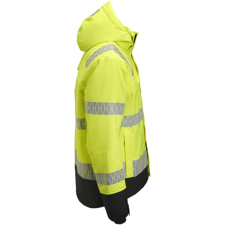 Vinterjacka 1235 Varsel Gul Svart Jobman – bild 5