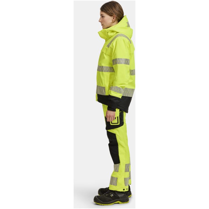 Vinterjacka 1235 Varsel Gul Svart Jobman – bild 9