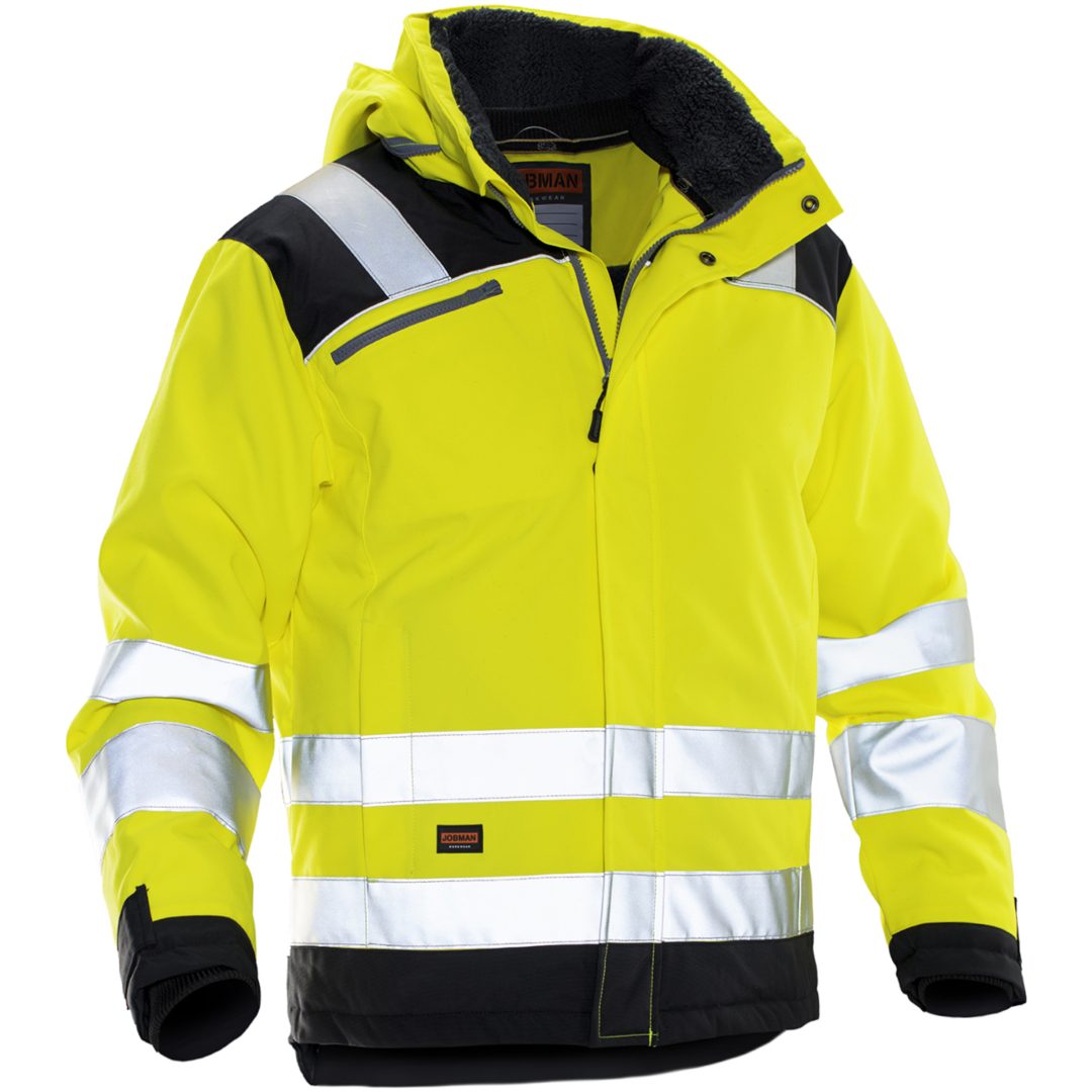Vinterjacka Star Varsel 1347 Technical Gul/svart Jobman XXXL