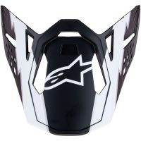 Visir Sm10 Ampr Svart/Vit ALPINESTARS