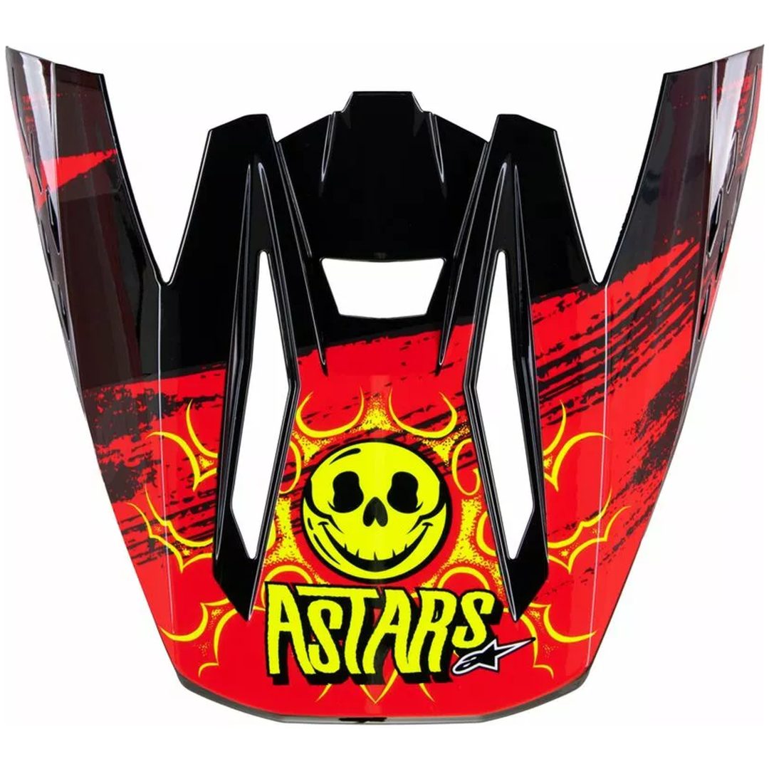 Visir Sm5 Rash Röd/Grå ALPINESTARS Röd/Grå