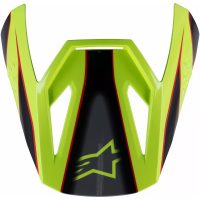 Visir Youth Sm3 Fray Svart/röd/gul ALPINESTARS