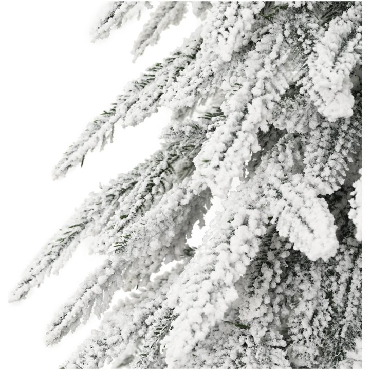 Vit Julgran Vit PVC Kegelformad Minimalistisk vidaXL 150 cm – bild 4