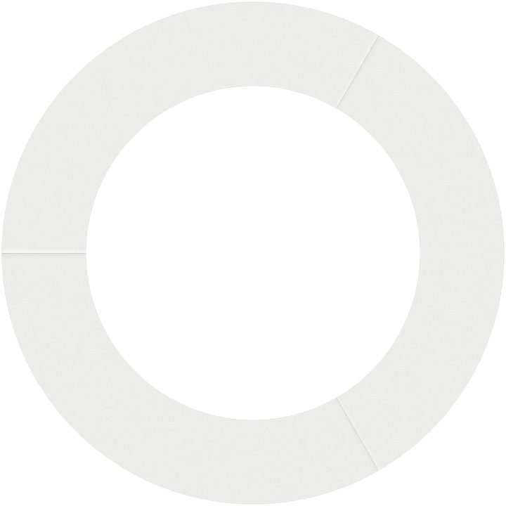 Vit Kruka Vit Plast Lättviktig Plastkruka Cirkulär vidaXL Large – bild 5