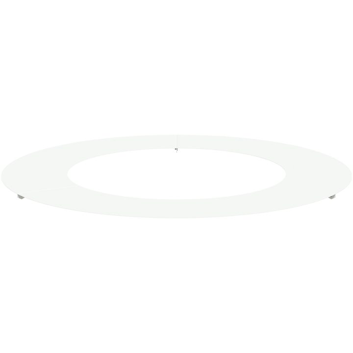 Vit Metallkruka Vit Metall Vit Metallkruka vidaXL 80 cm i diameter – bild 2