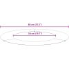 Vit Metallkruka Vit Metall Vit Metallkruka vidaXL 80 cm i diameter – miniatyr 8