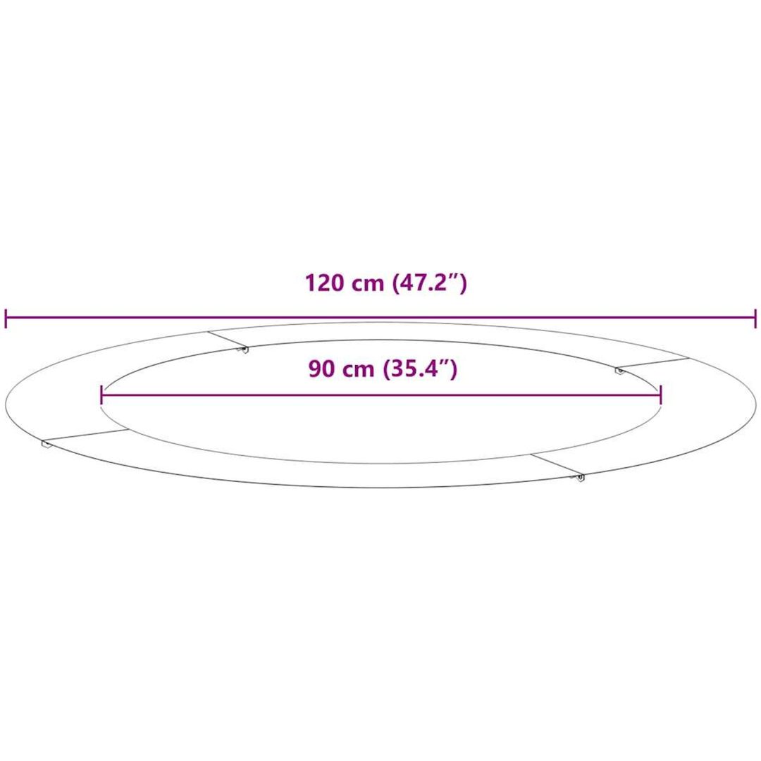 Vit Metallplanterare Vit Metall Lättvikt Modern vidaXL Stor – bild 9