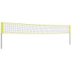 Volleybollnät gul och svart 823x244 cm PE-tyg vidaXL – miniatyr 2