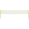 Volleybollnät gul och svart 823x244 cm PE-tyg vidaXL – miniatyr 3