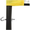 Volleybollnät gul och svart 823x244 cm PE-tyg vidaXL – miniatyr 5