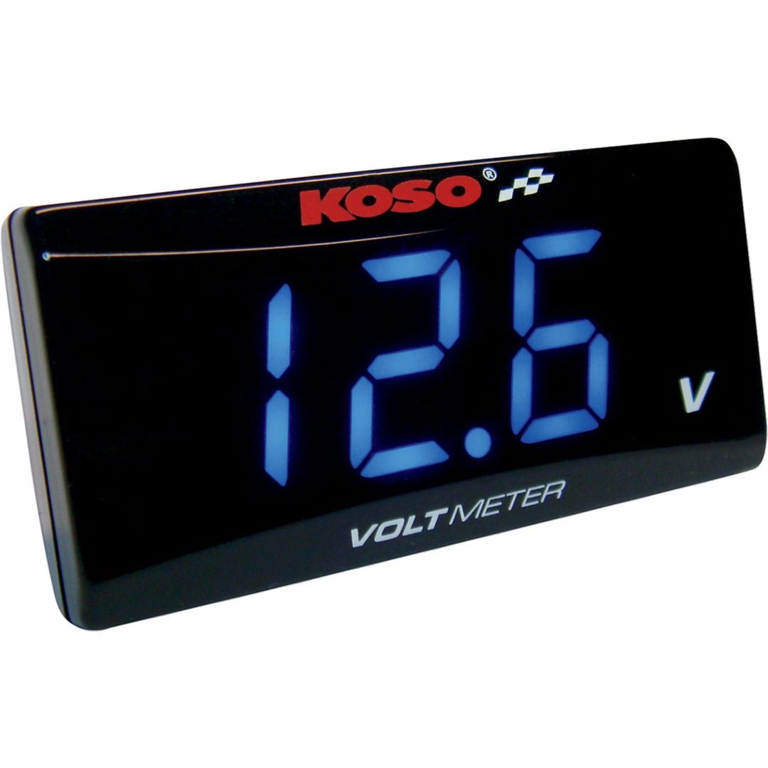 Voltmätare Super Slim Digital KOSO NORTH AMERICA VOLT METER ULTRA THIN