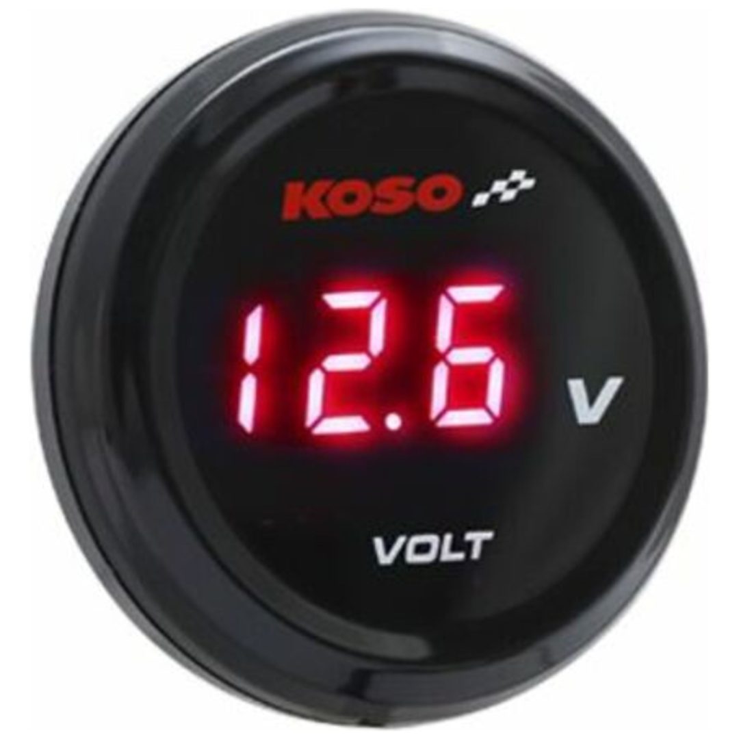 Voltmeter I-Gear Röd Display KOSO