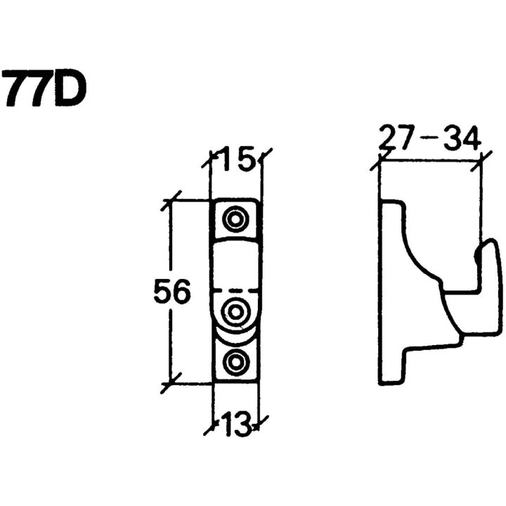 Vred 70 + 77d Vit Sb /fix ASSA VRED FIX70 OCH 77D – bild 2