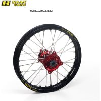 wheel BETA 13- 18-2,15 RED HUB/BLACK RIM HAAN WHEELS