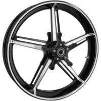 WHEEL FACTORY 24 WITH HUB & ADAPTERS 19" X 3.25" BLK CC