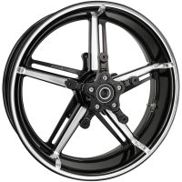 WHEEL FACTORY 24 WITH HUB & ADAPTERS 21" X 5.5" BLK CC