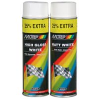 White Matt Basic Paint - Spray 500ml MOTIP