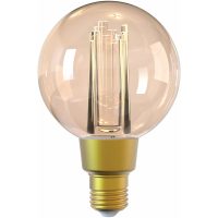 WIFI LED-lampa, RGBW, G95, Amber, 5W, E27, 230V, Dim, MB Malmbergs