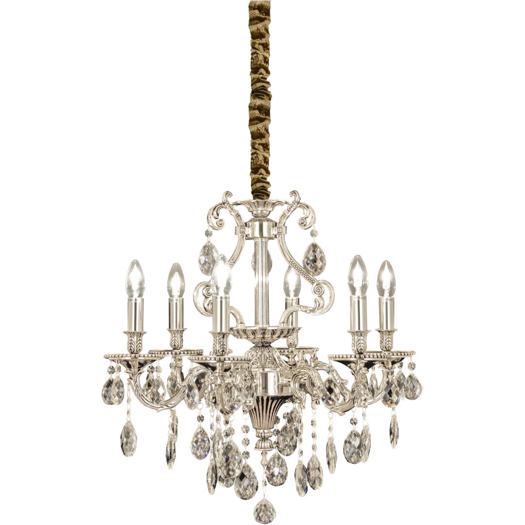 Windsor Takkrona, Silver ANETA HOME Sockel E14 Antiksilver