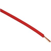 WIRE 16-GAUGE CLOTH BRAIDED 25 RED