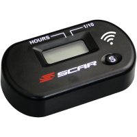 Wireless Hour Meter working by vibrations - Black color SCAR