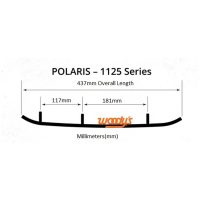 Woodys Styrstål Snowcross Polaris