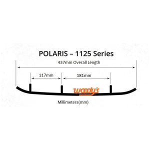 Woodys Styrstål Snowcross Polaris