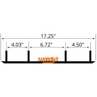 Woodys Trail Hardweld 6 60° Styrstål C&A Pro