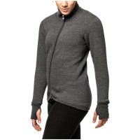 Woolpower Full zip 400 Merino Mid layer Jacka grå, 2XL