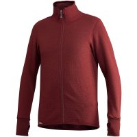 Woolpower Full zip 400 Merino Mid layer Jacka roströd, XL
