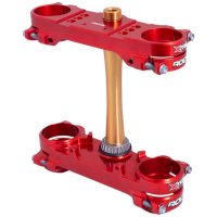 XTRIG ROCS Tech Triple Clamp - Red