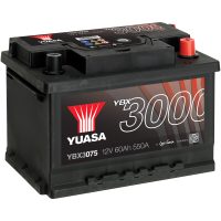 YBX3075 12V 60Ah 550A SMF Battery OBS. Pallfrakt YUASA