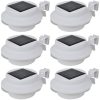 Ytterbelysning LED Vit 6-pack Solcell vidaXL – miniatyr 2