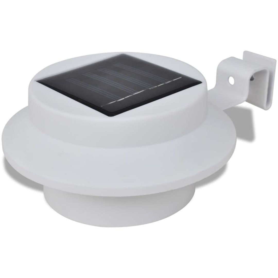 Ytterbelysning LED Vit 6-pack Solcell vidaXL – bild 3