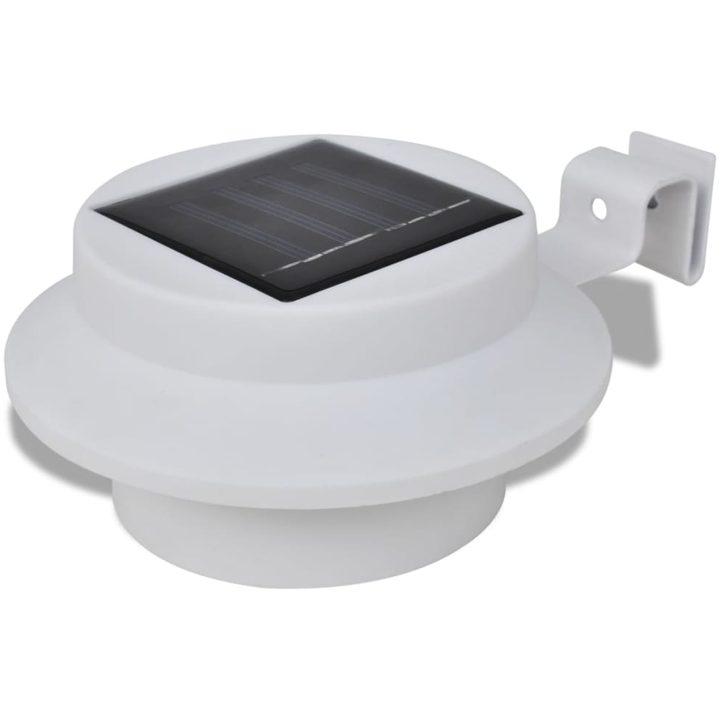 Ytterbelysning LED Vit 6-pack Solcell vidaXL – bild 3