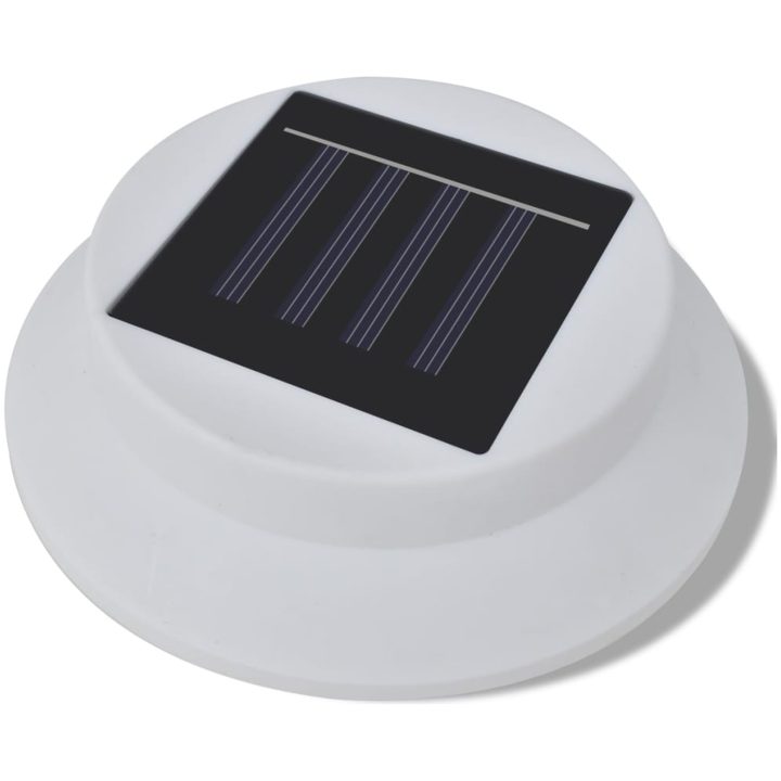 Ytterbelysning LED Vit 6-pack Solcell vidaXL – bild 5
