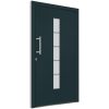 Ytterdörr aluminium och PVC antracit vidaXL 110 x 210 cm – miniatyr 4