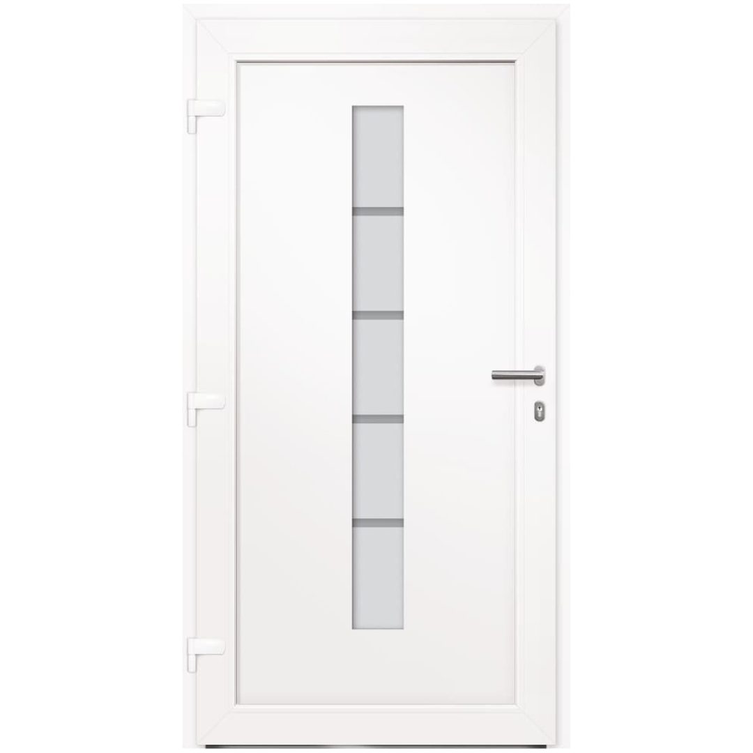 Ytterdörr aluminium och PVC antracit vidaXL 110 x 210 cm – bild 5