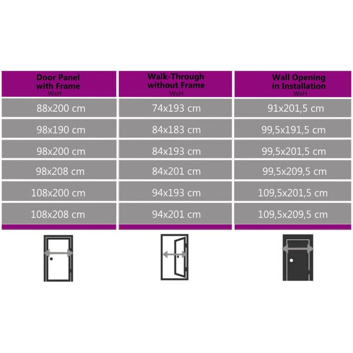 Ytterdörr aluminium och PVC antracit vidaXL 110 x 210 cm – bild 10