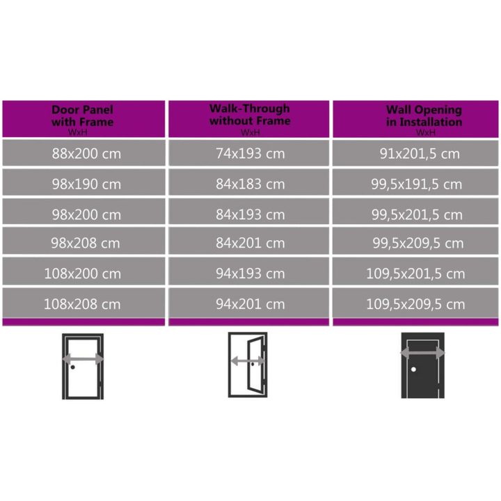 Ytterdörr aluminium och PVC vit vidaXL 100 x 210 cm – bild 9