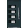 Ytterdörr antracit 100x200 cm aluminium och PVC vidaXL 100 x 200 cm – miniatyr 4
