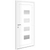 Ytterdörr antracit 100x210 cm aluminium och PVC vidaXL 100 x 210 cm – miniatyr 5