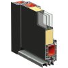 Ytterdörr antracit 100x210 cm aluminium och PVC vidaXL 100 x 210 cm – miniatyr 7