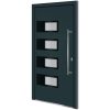 Ytterdörr antracit 110x210 cm aluminium och PVC vidaXL 110 x 210 cm – miniatyr 2