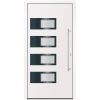 Ytterdörr vit 100x200 cm aluminium och PVC vidaXL 100 x 200 cm – miniatyr 3