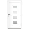 Ytterdörr vit 100x200 cm aluminium och PVC vidaXL 100 x 200 cm – miniatyr 4