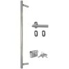 Ytterdörr vit 100x200 cm aluminium och PVC vidaXL 100 x 200 cm – miniatyr 9